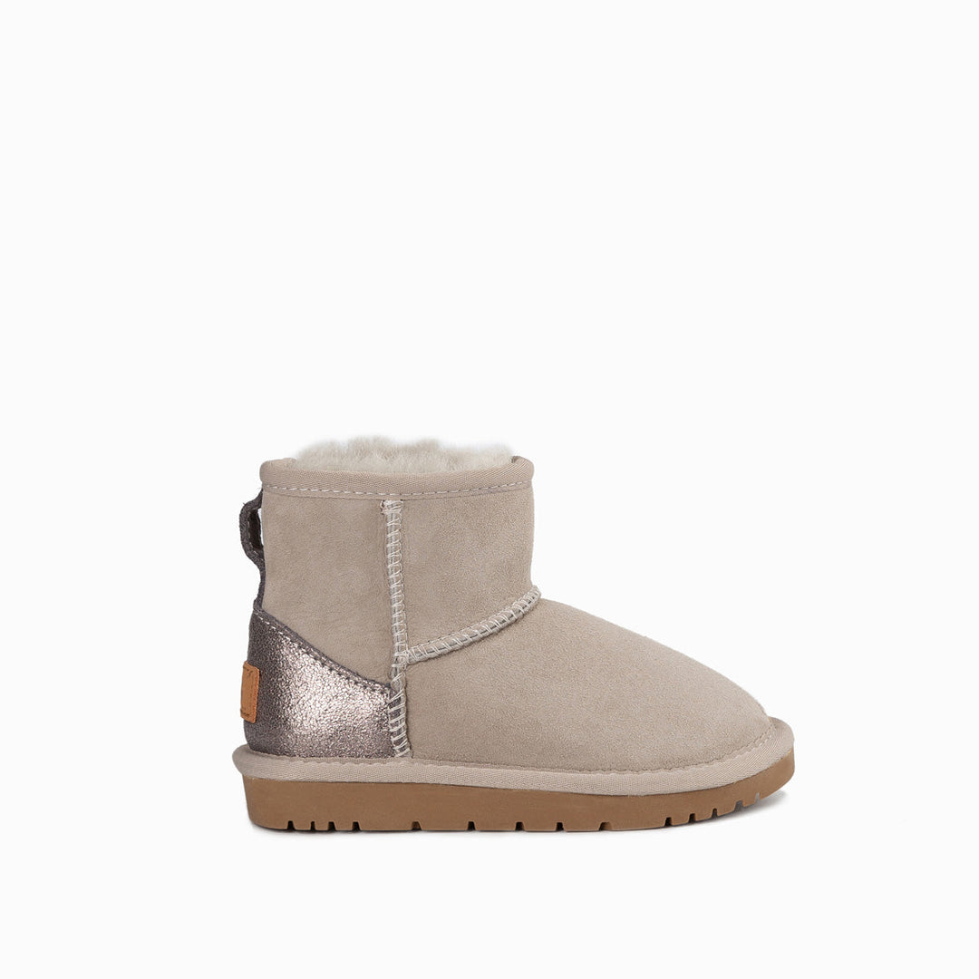 OZWEAR UGG Kids Classic Mini (Glitz) Boots (Water Resistant)