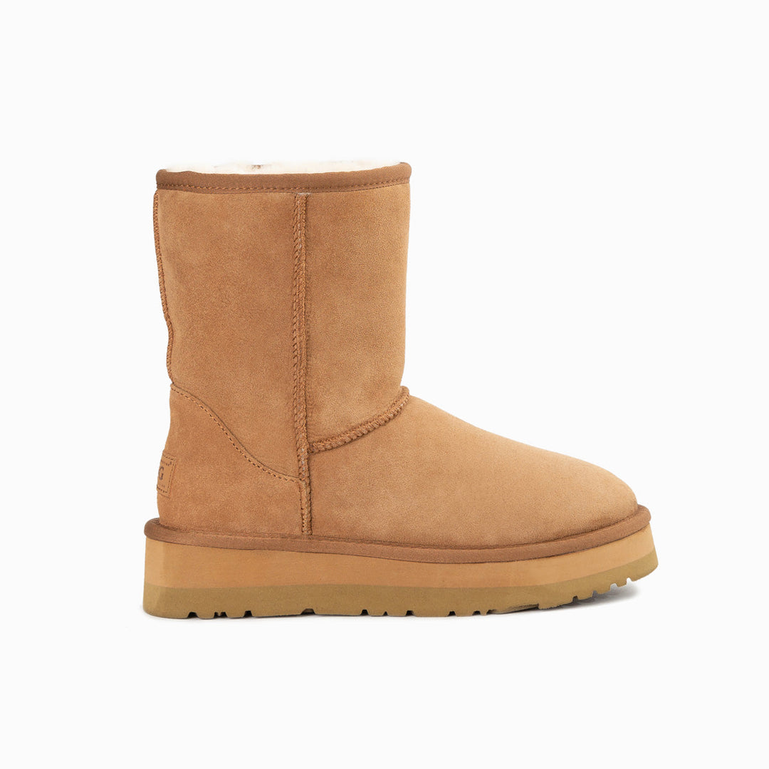 OZWEAR UGG Classic Platform Short Boots (Water Resistant)