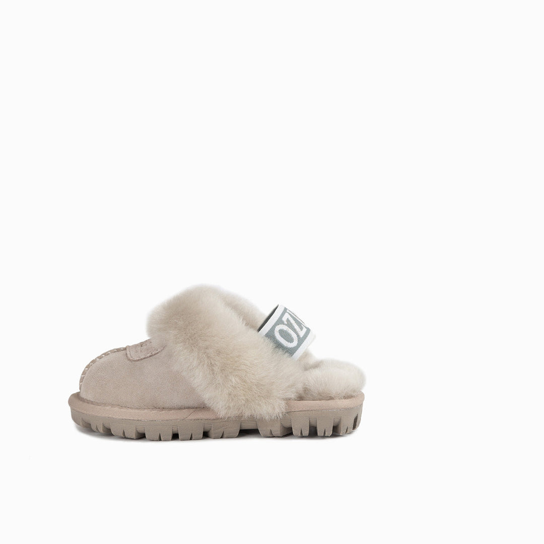 OZWEAR UGG Kids Coquette  Slipper (Elastic Backstrap)( Water Resistant)