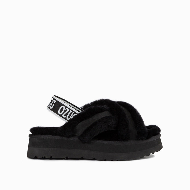 OZWEAR UGG  Adele Platform Slipper(Elastic Backstrap) (Water Resistant)
