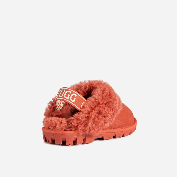 OZWEAR UGG Coquette Curly Slipper (Elastic Backstrap)