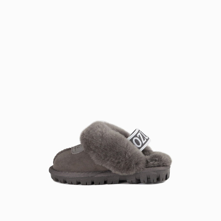 OZWEAR UGG Kids Coquette  Slipper (Elastic Backstrap)( Water Resistant)
