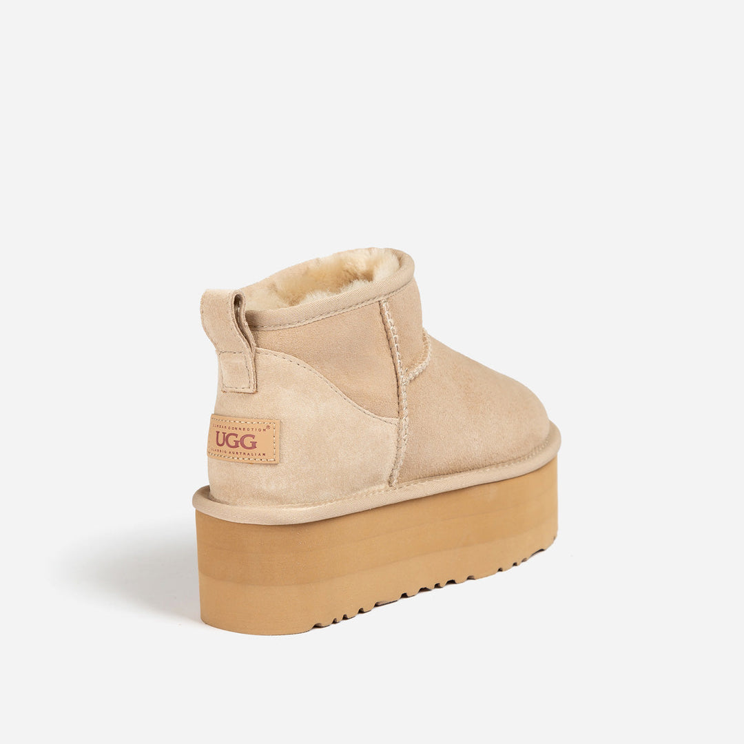 OZWEAR UGG Classic Platform Ultra Mini Boots (5cm)