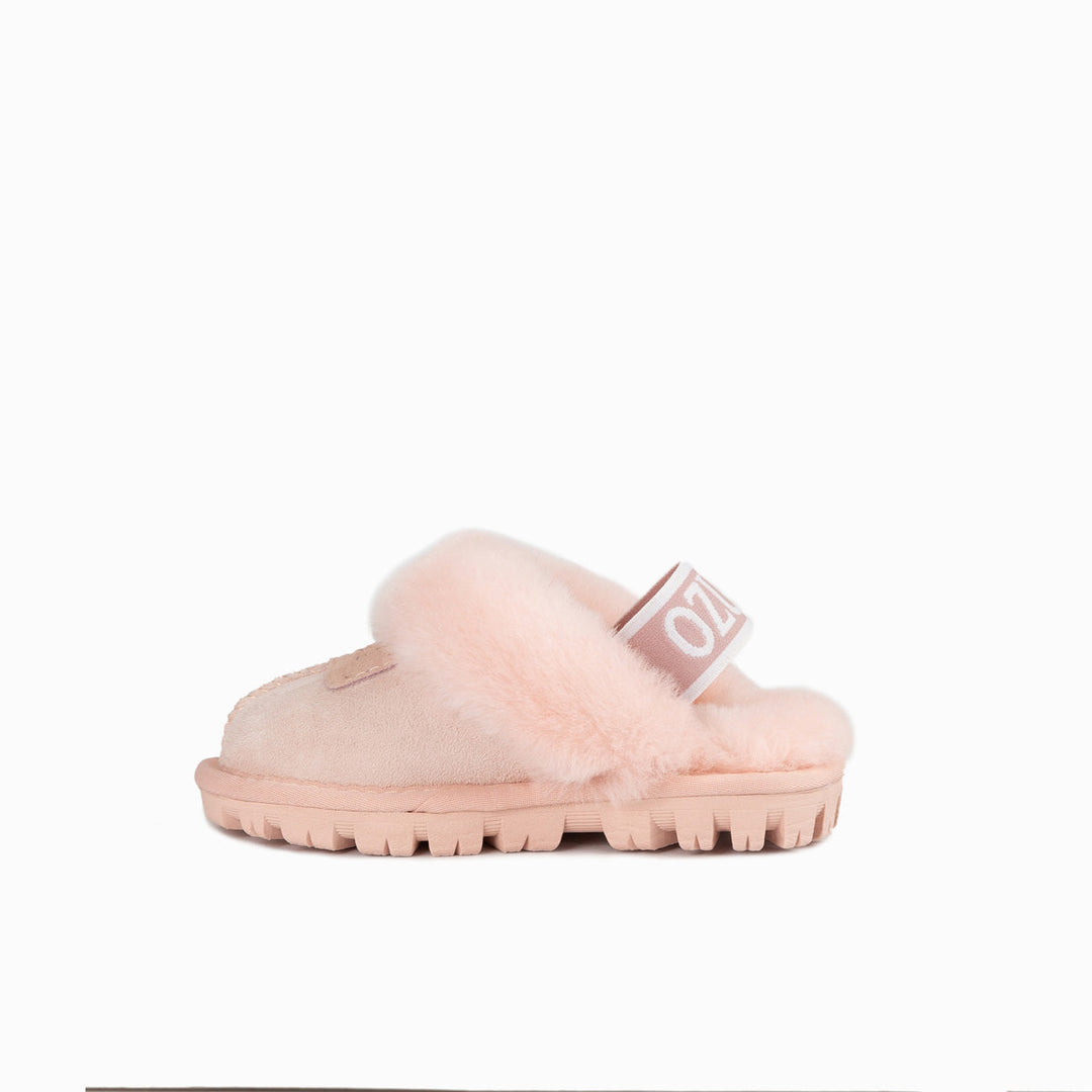 OZWEAR UGG Kids Coquette  Slipper (Elastic Backstrap)( Water Resistant)
