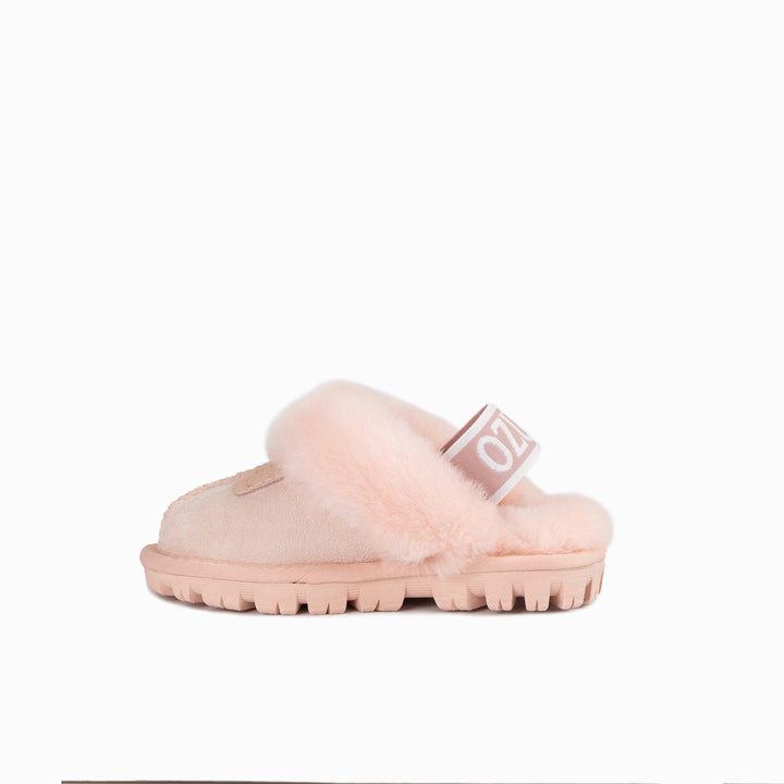 OZWEAR UGG Kids Coquette  Slipper (Elastic Backstrap)( Water Resistant)