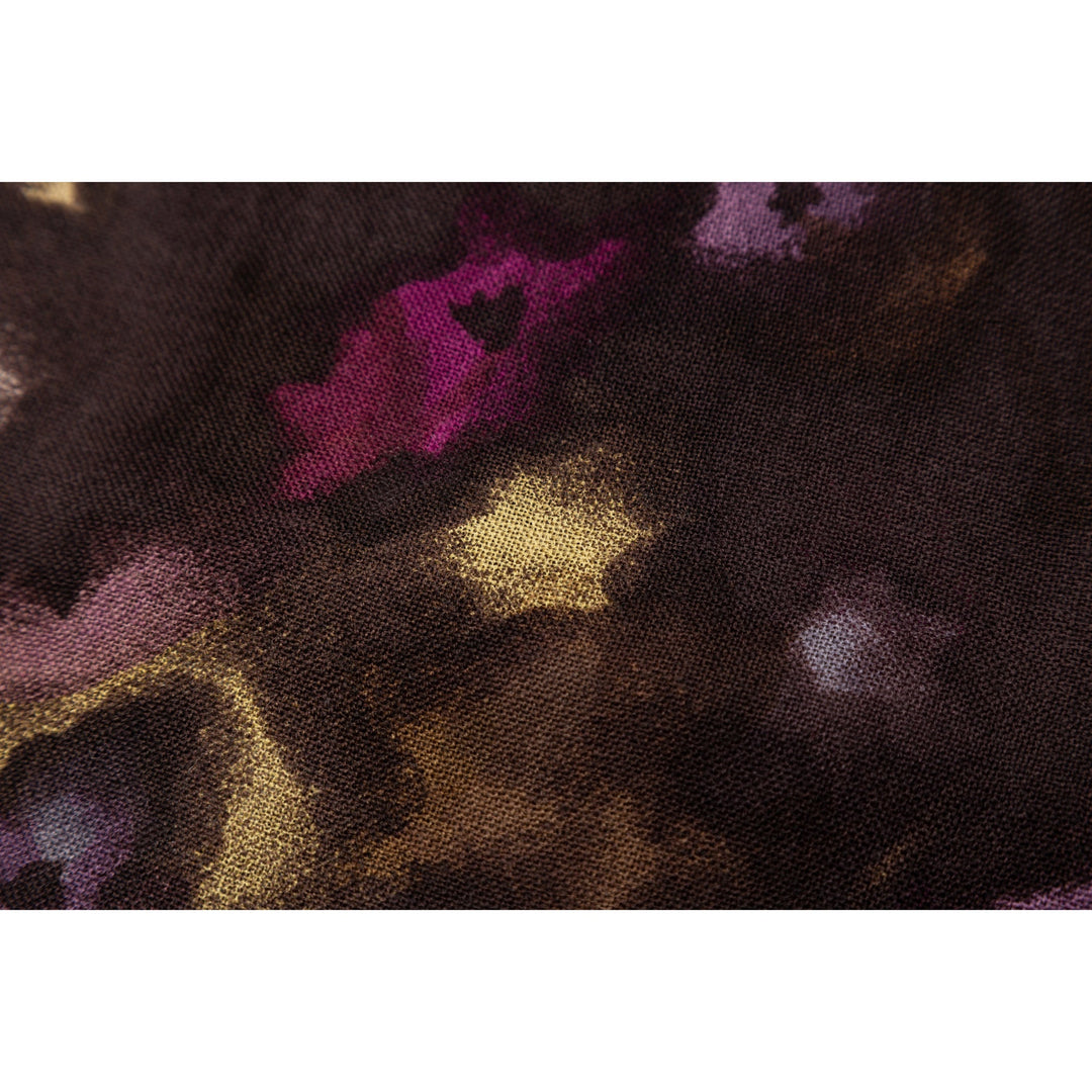 australian wool print wool scarf
