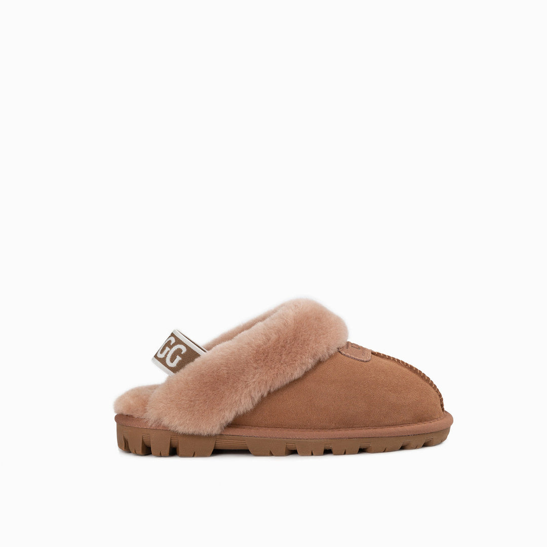 OZWEAR UGG Kids Coquette  Slipper (Elastic Backstrap)( Water Resistant)