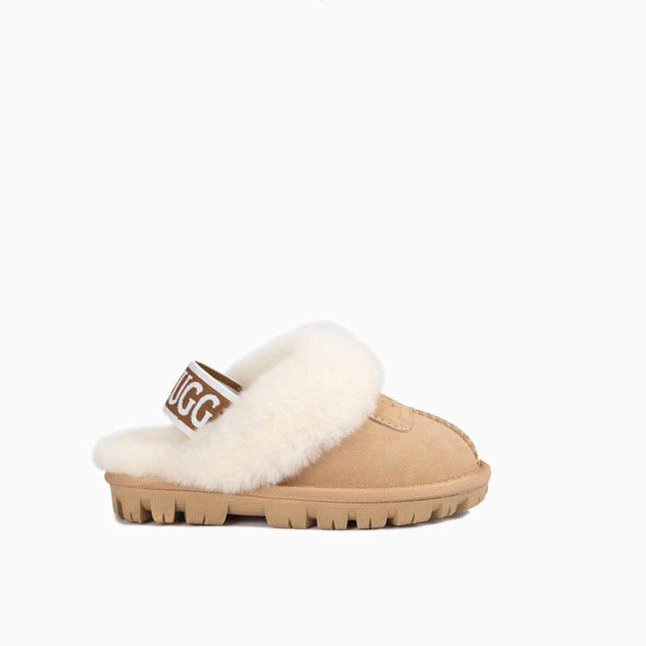 OZWEAR UGG Kids Coquette  Slipper (Elastic Backstrap)( Water Resistant)