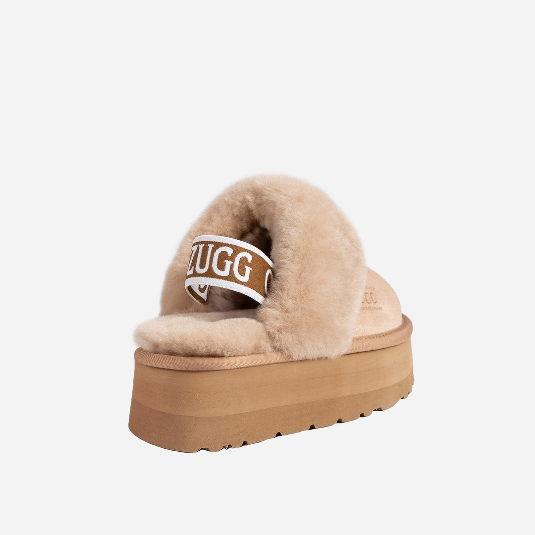 OZWEAR UGG  High Platform Slipper (Elastic Backstrap) (5cm)