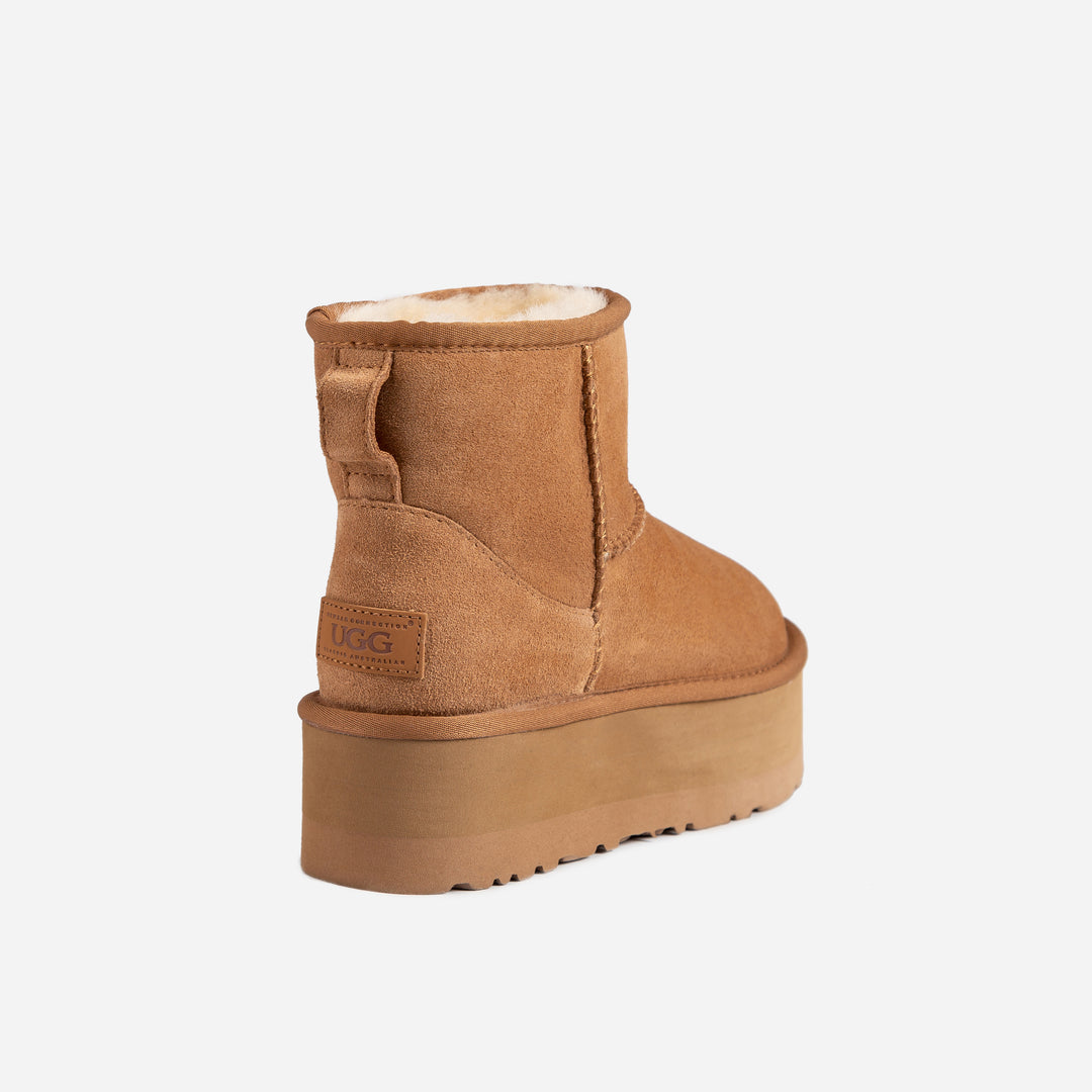 UGG CLASSIC PLATFORM MINI BOOTS (5cm)