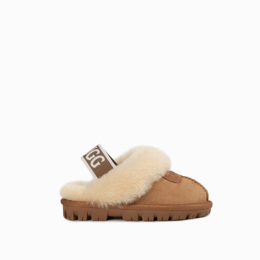 OZWEAR UGG Kids Coquette  Slipper (Elastic Backstrap)( Water Resistant)