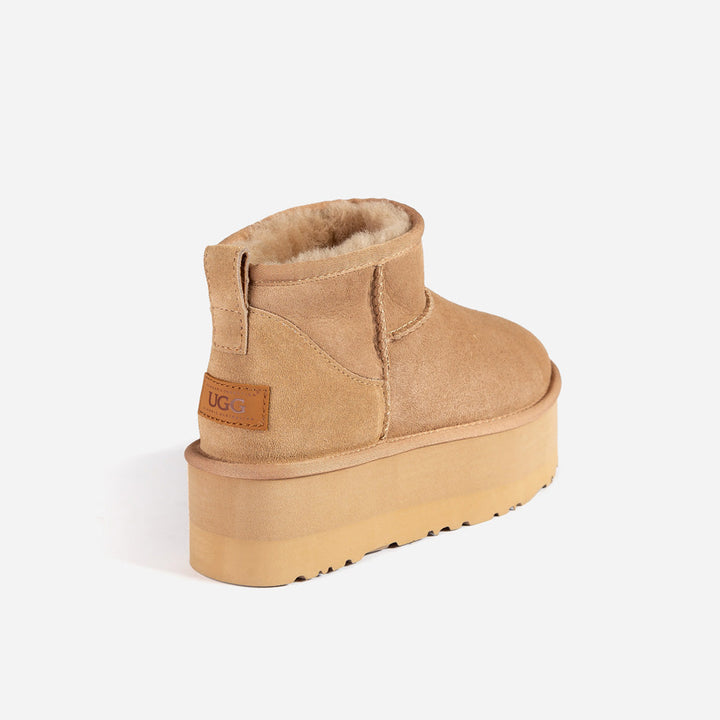 OZWEAR UGG Classic Platform Ultra Mini Boots (5cm)