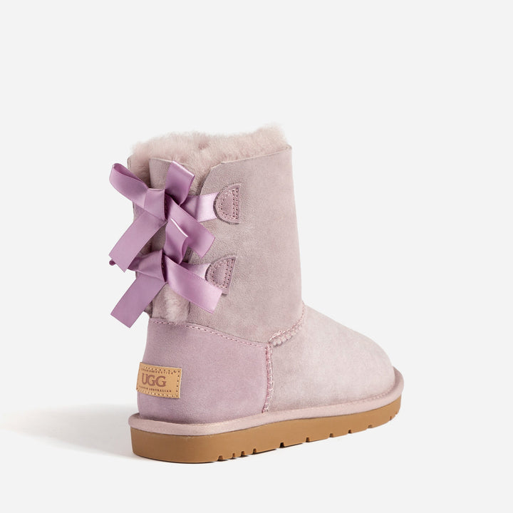 OZWEAR UGG Kids 2 Ribbon Boots (Water Resistant)