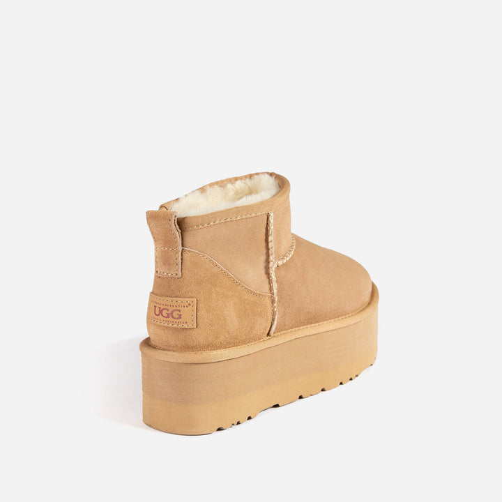 OZWEAR UGG Classic Platform Ultra Mini Boots (5cm)