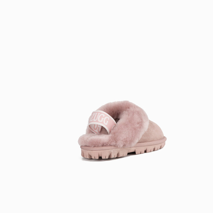 OZWEAR UGG Kids Coquette  Slipper (Elastic Backstrap)( Water Resistant)