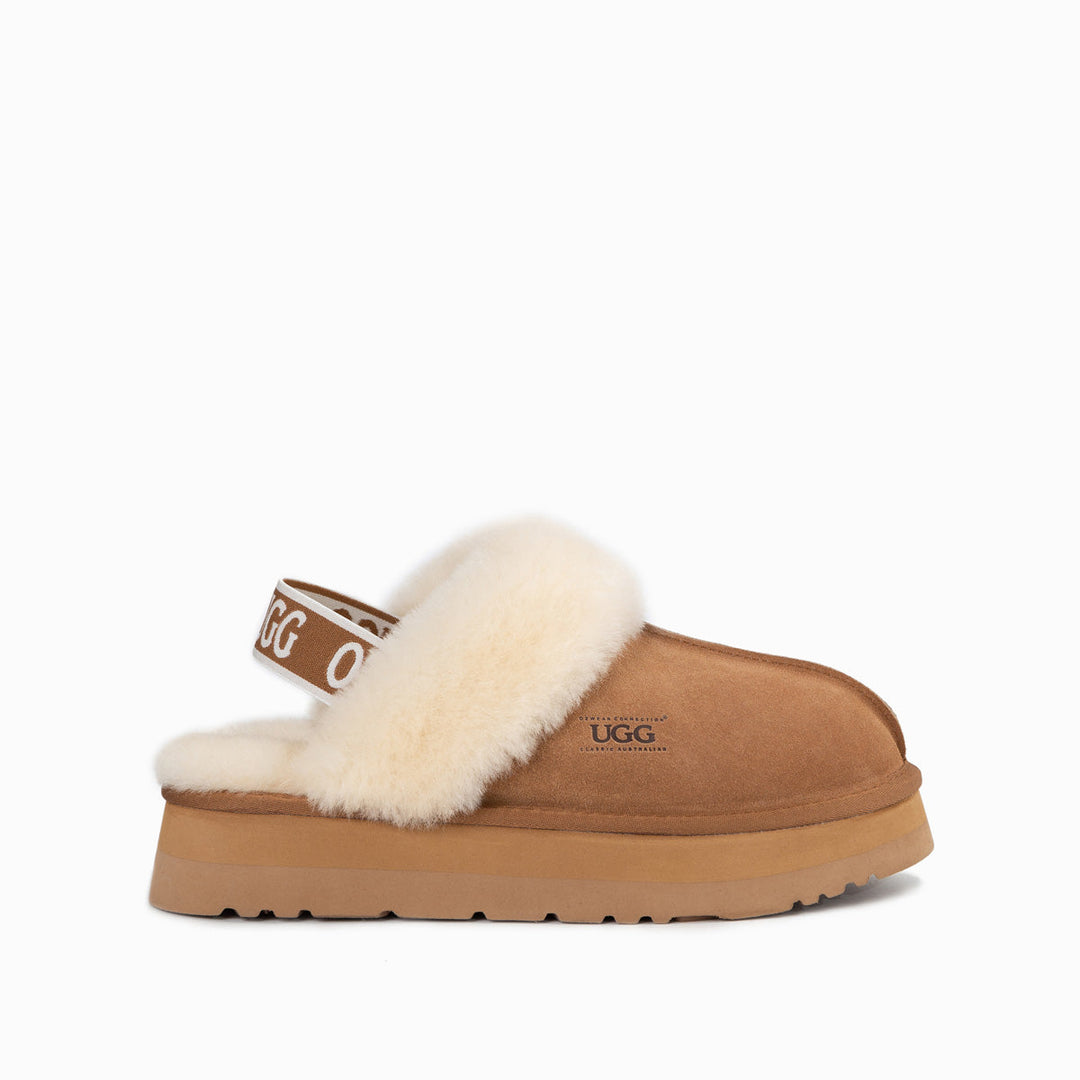 OZWEAR UGG Platform Slipper (Elastic Backstrap)