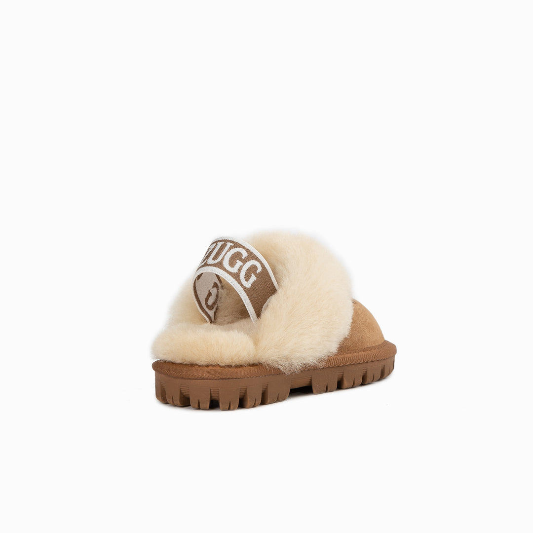 Ugg Kids Coquette Slipper (Elastic Backstrap)( Water Resistant)