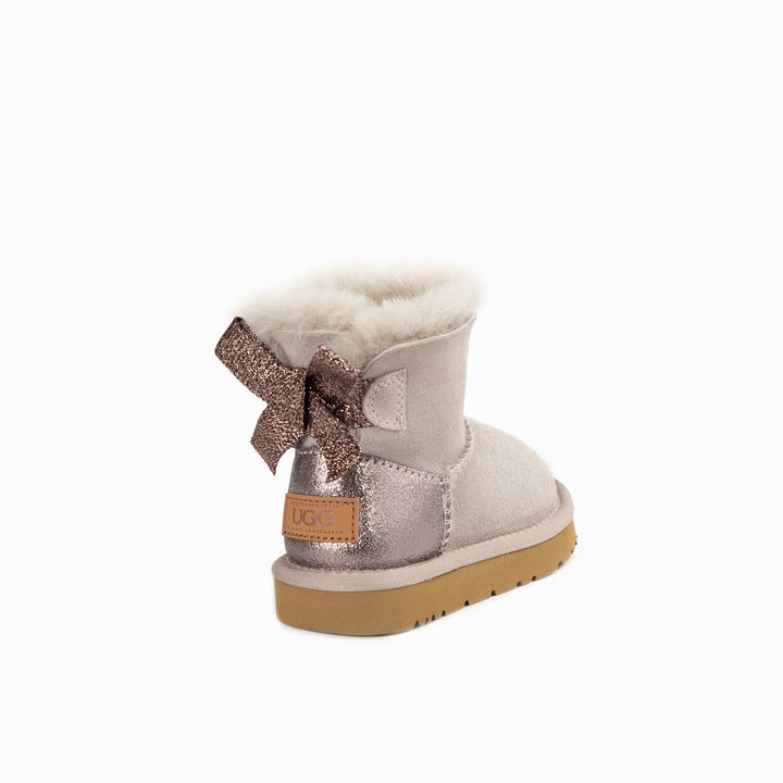 OZWEAR UGG Kids Bailey Bow (Glitz) Boots
