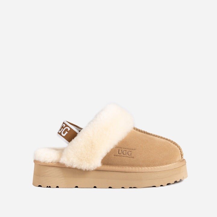 OZWEAR UGG Platform Slipper (Elastic Backstrap)