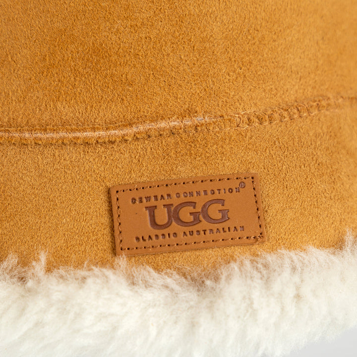 OZWEAR UGG Sheepskin Reversible Bucket Hat