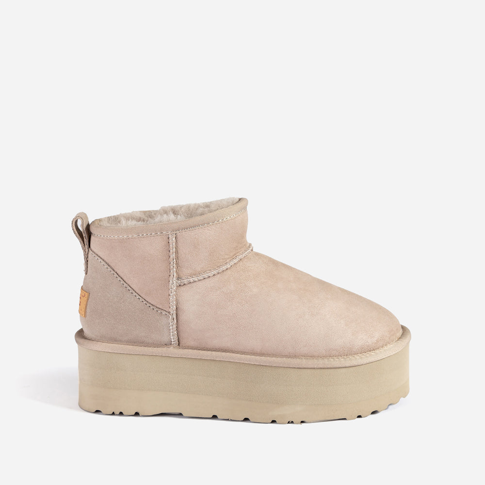 OZWEAR UGG Classic Platform Ultra Mini Boots (5cm)