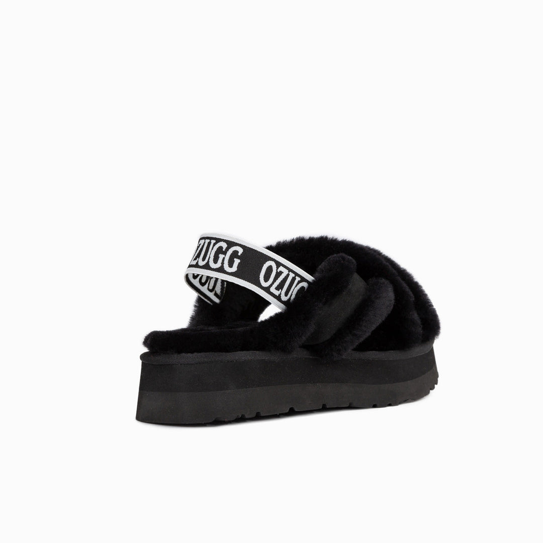 OZWEAR UGG  Adele Platform Slipper(Elastic Backstrap) (Water Resistant)