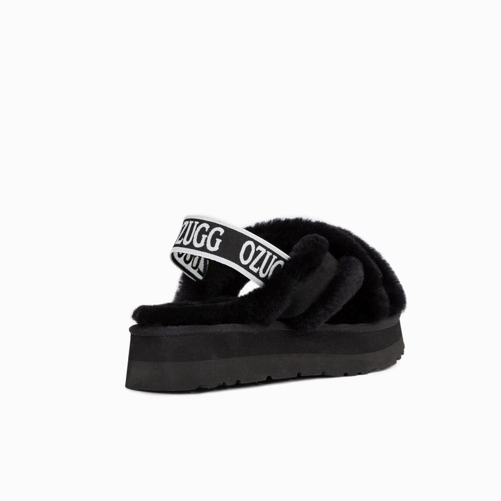 OZWEAR UGG  Adele Platform Slipper(Elastic Backstrap) (Water Resistant)