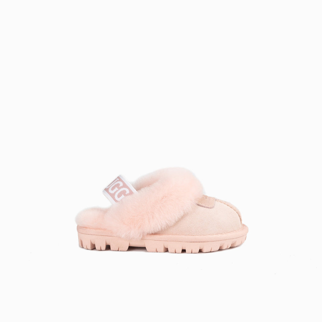 OZWEAR UGG Kids Coquette  Slipper (Elastic Backstrap)( Water Resistant)