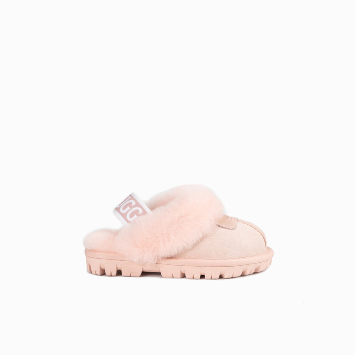 OZWEAR UGG Kids Coquette  Slipper (Elastic Backstrap)( Water Resistant)
