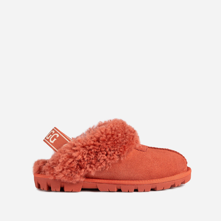 OZWEAR UGG Coquette Curly Slipper (Elastic Backstrap)