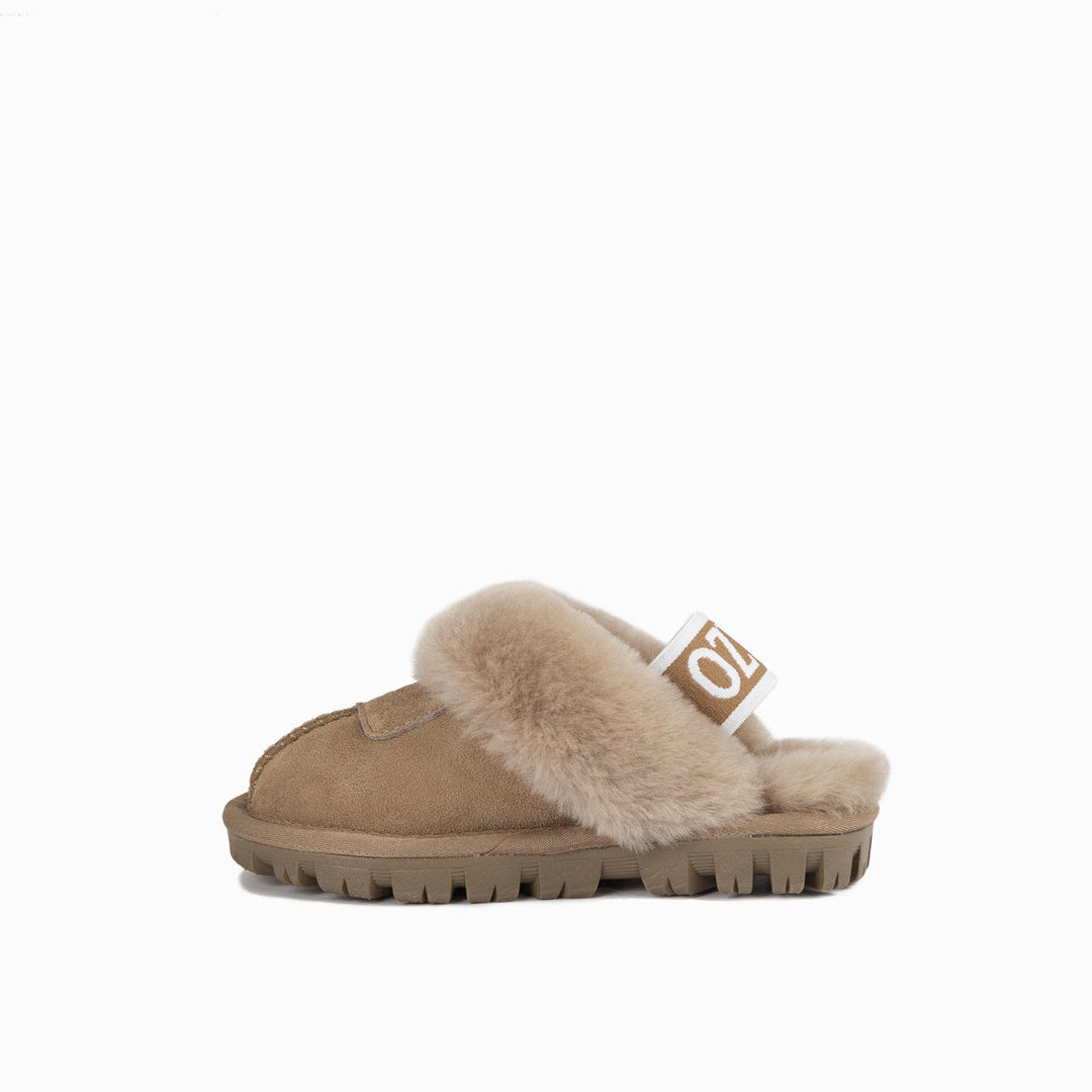 OZWEAR UGG Kids Coquette  Slipper (Elastic Backstrap)( Water Resistant)