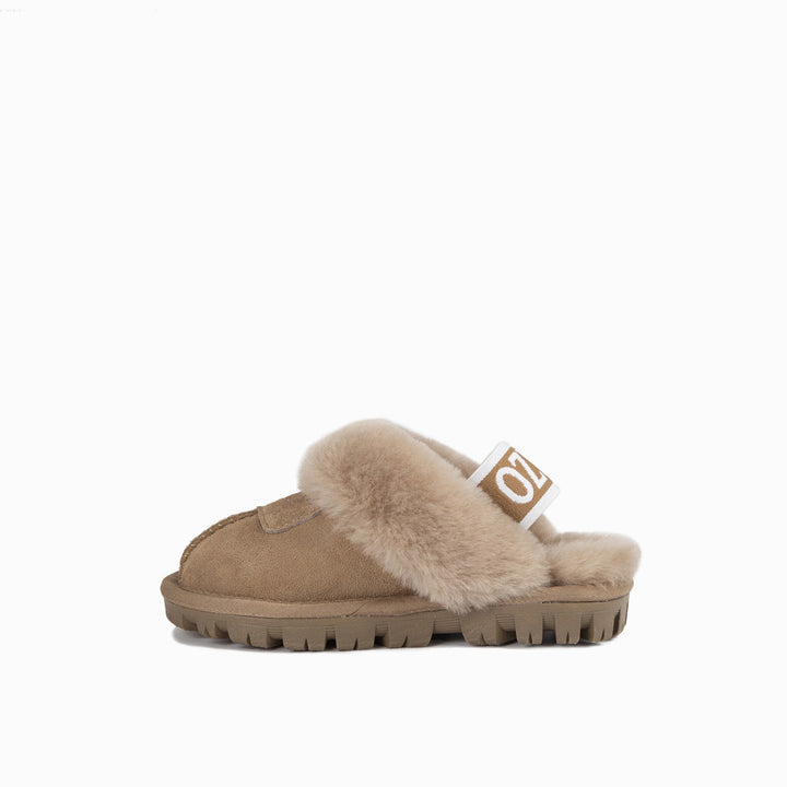 OZWEAR UGG Kids Coquette  Slipper (Elastic Backstrap)( Water Resistant)