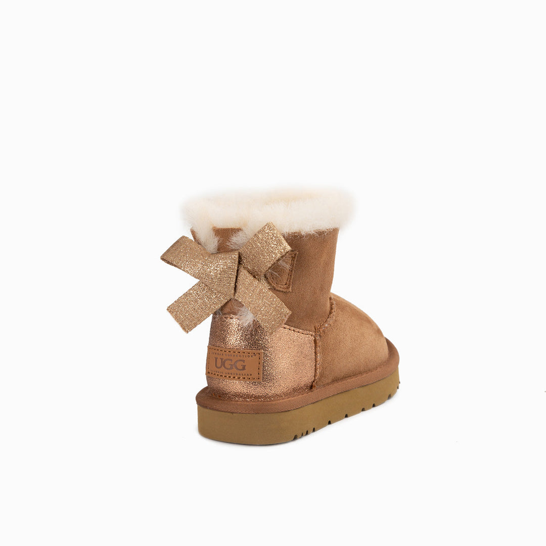 OZWEAR UGG Kids Bailey Bow (Glitz) Boots