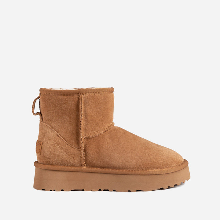 OZWEAR UGG Classic Mini Platform Boots (Cow Suede)