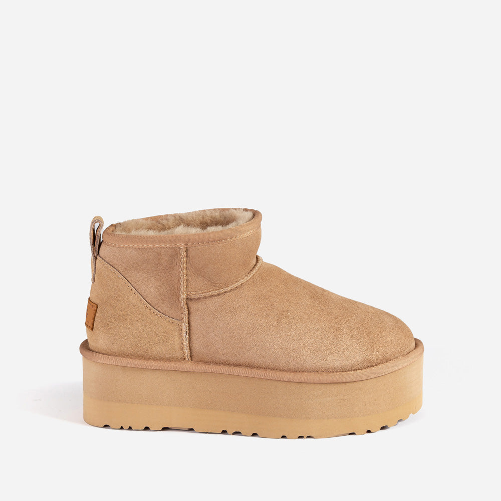 OZWEAR UGG Classic Platform Ultra Mini Boots (5cm)