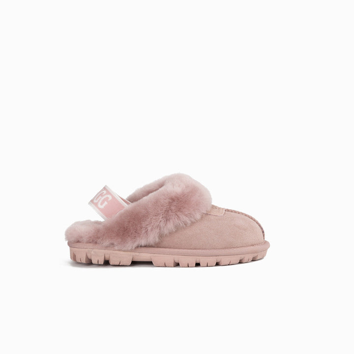 OZWEAR UGG Kids Coquette  Slipper (Elastic Backstrap)( Water Resistant)