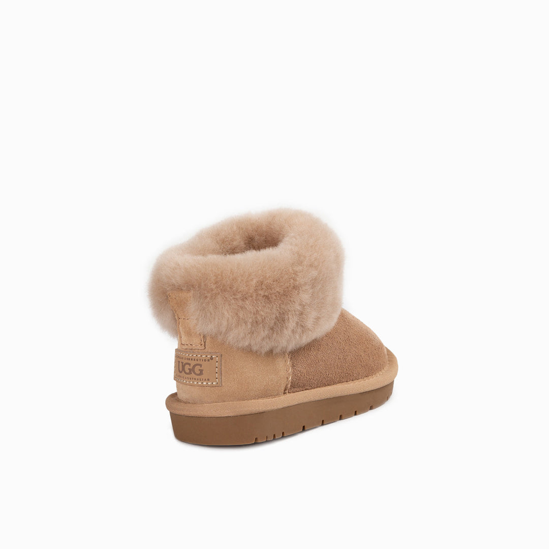 OZWEAR UGG  Kids Classic Fluff Mini Boots ( Water Resistant)