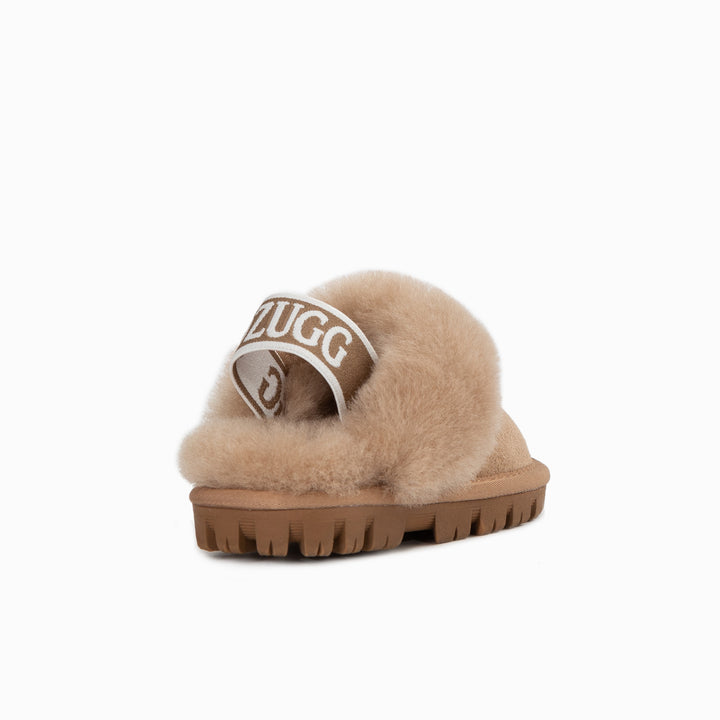Ugg Kids Coquette Slipper (Elastic Backstrap)( Water Resistant)