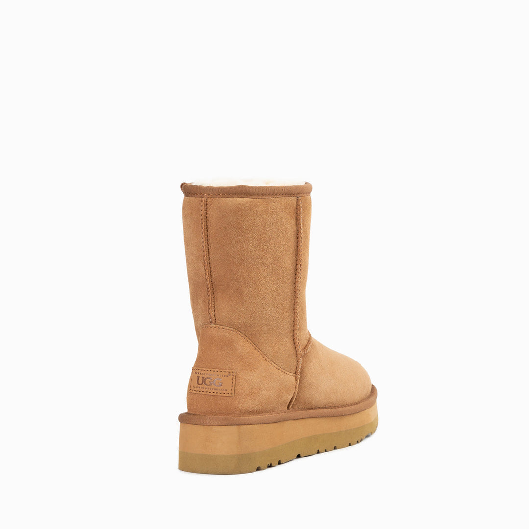 OZWEAR UGG Classic Platform Short Boots (Water Resistant)