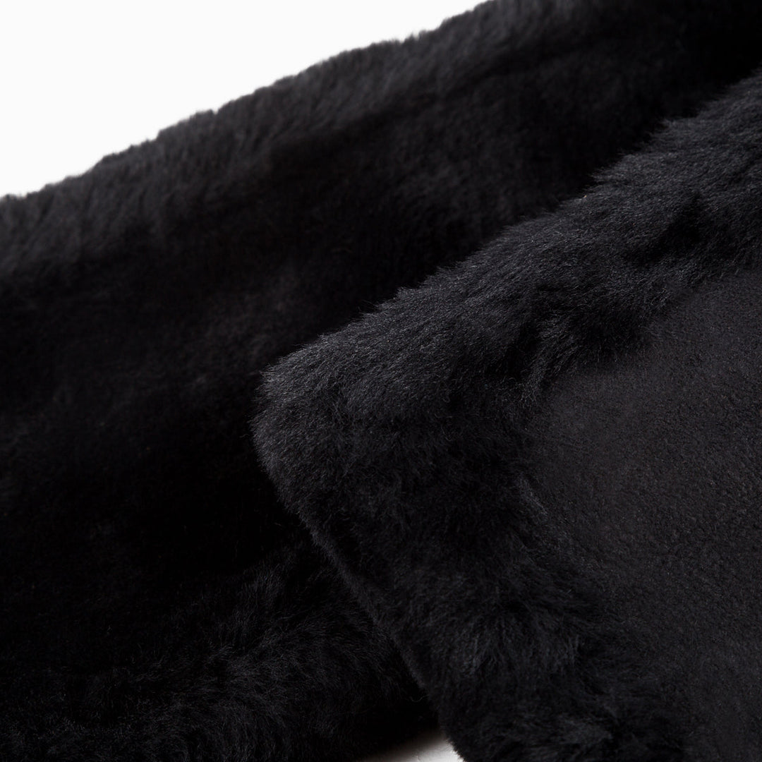 sheepskin wool scarf