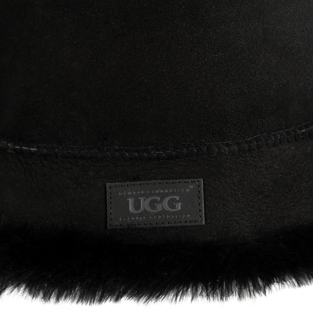 OZWEAR UGG Sheepskin Reversible Bucket Hat