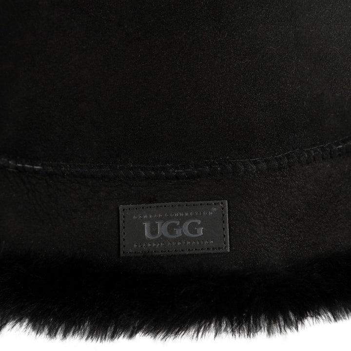 OZWEAR UGG Sheepskin Reversible Bucket Hat