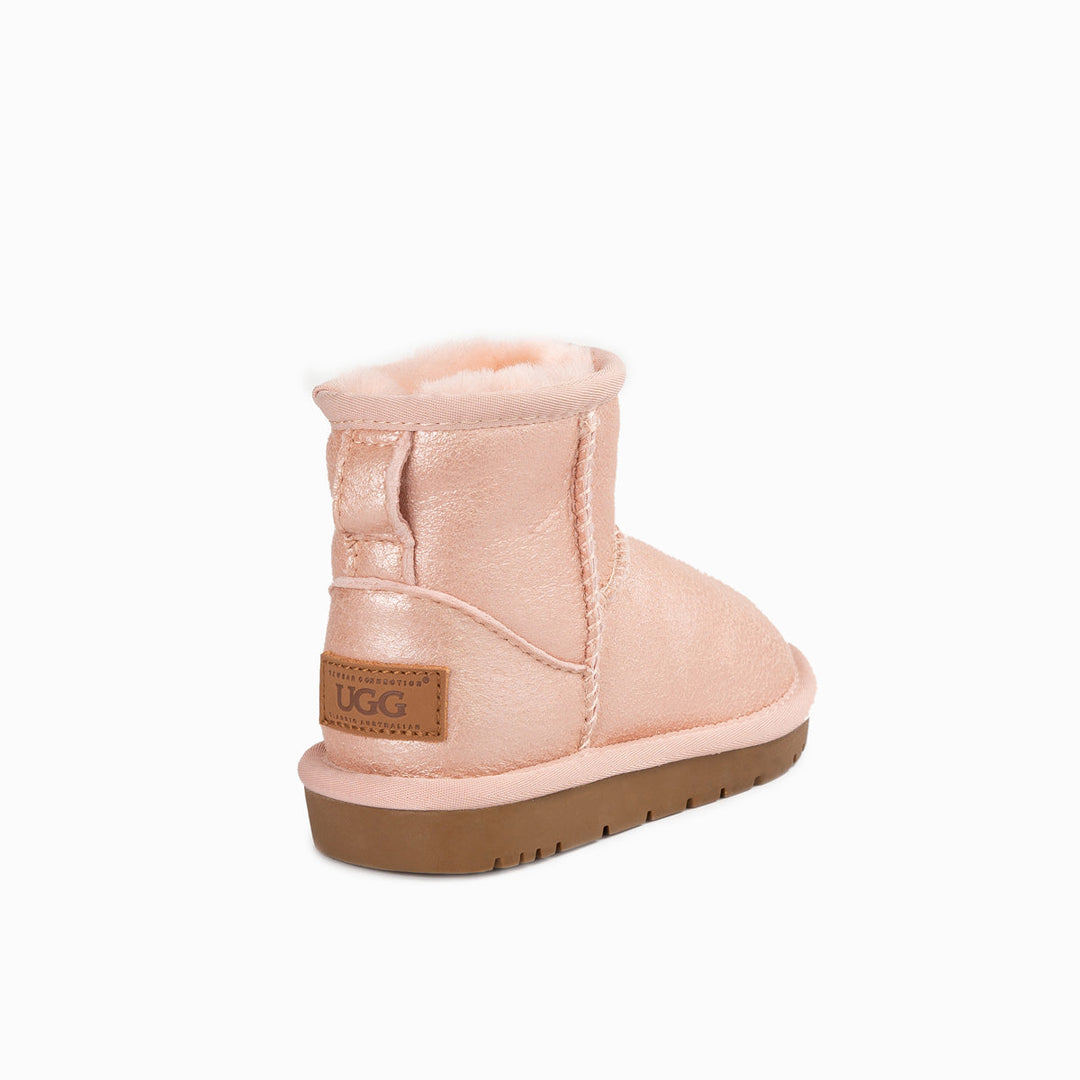 OZWEAR UGG Kids Classic Mini (Metallic)Boots (Water Resistant)