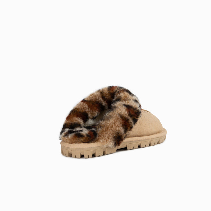 OZWEAR UGG Kids Coquette Slipper (Leopard Print)(Water Resistant)