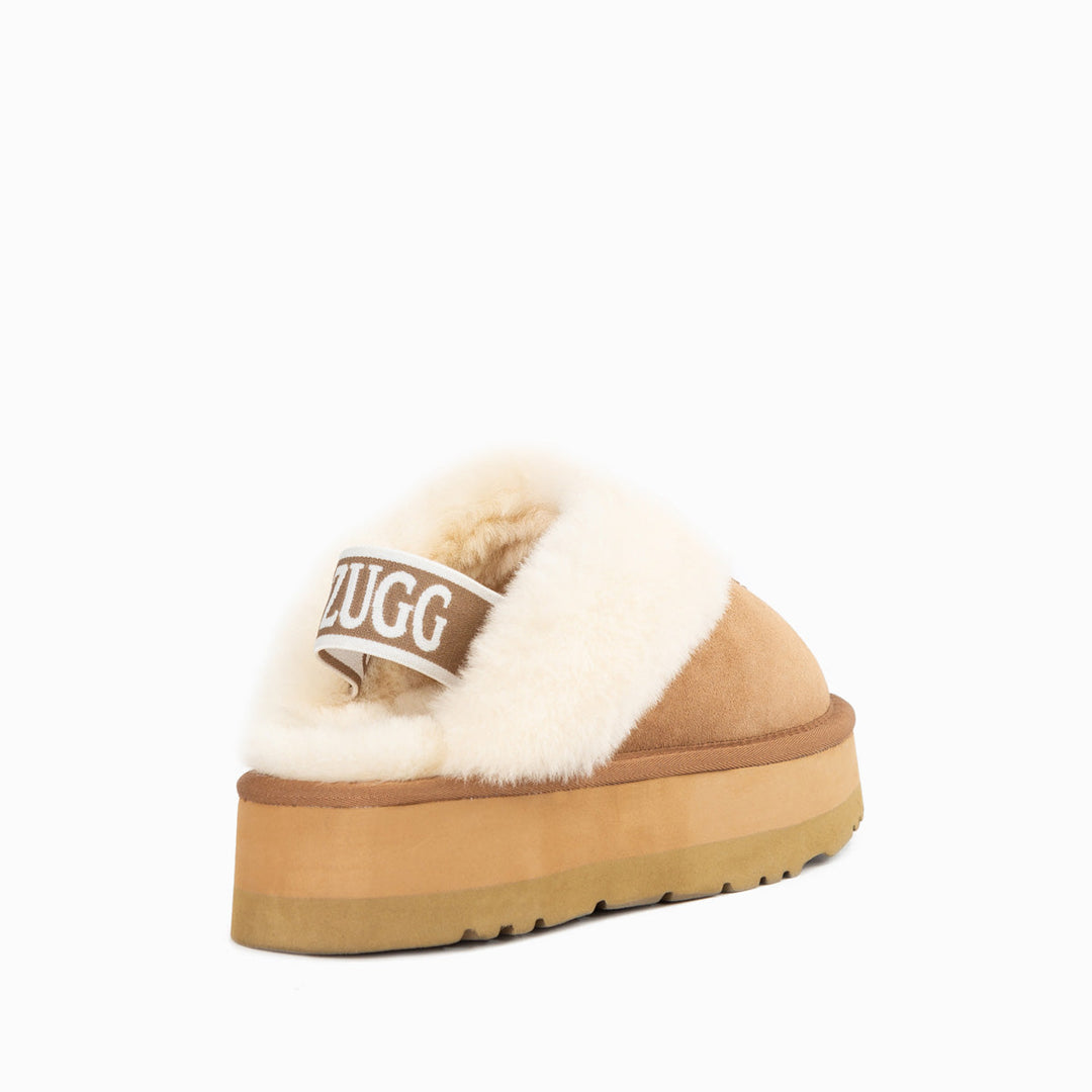 OZWEAR UGG Coquette Platform Slipper (Elastic Backstrap)(Water Resistant)
