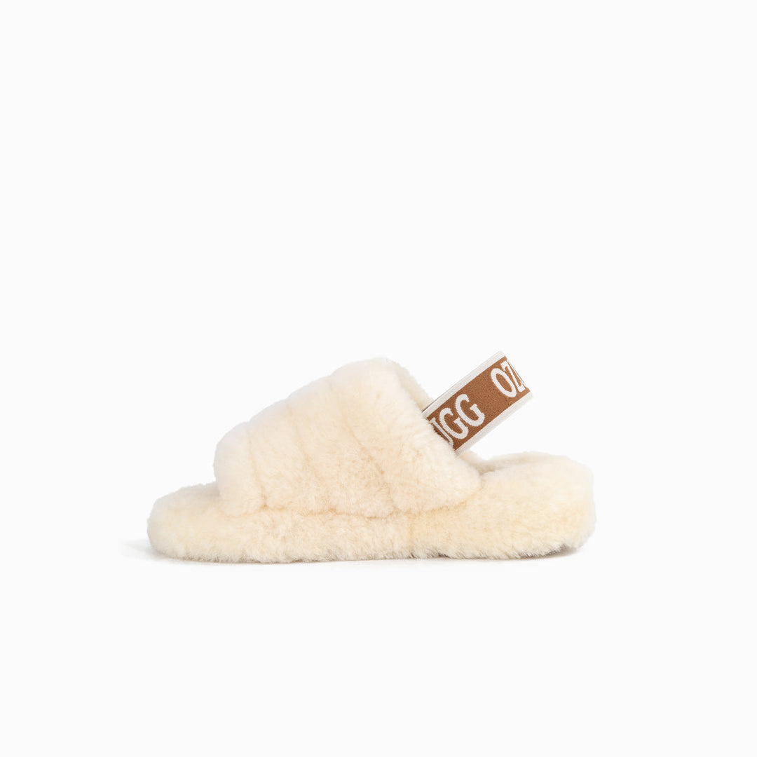 OZWEAR UGG Kids Brooklyn Fluff Slide