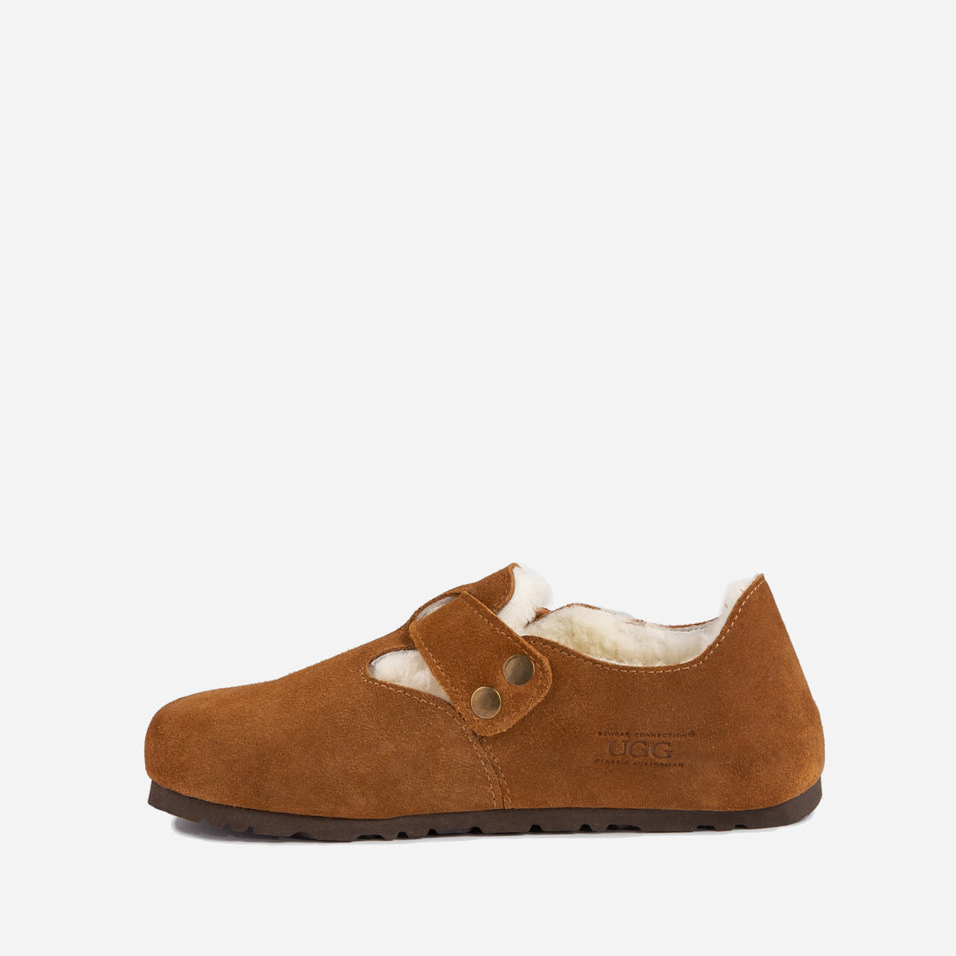OZWEAR UGG Aussie Shearling Mule Loafers