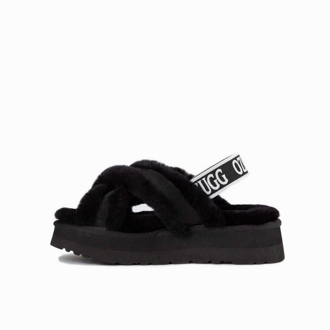 OZWEAR UGG  Adele Platform Slipper(Elastic Backstrap) (Water Resistant)
