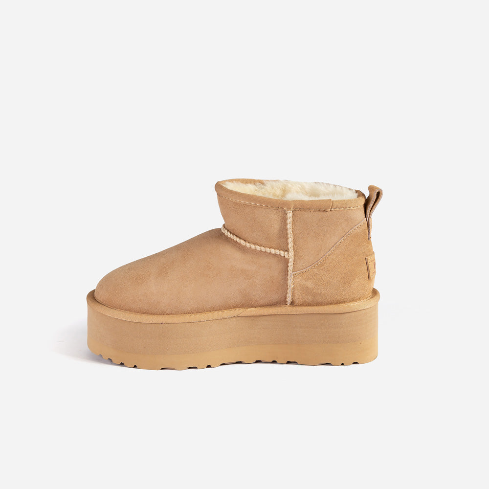 OZWEAR UGG Classic Platform Ultra Mini Boots (5cm)