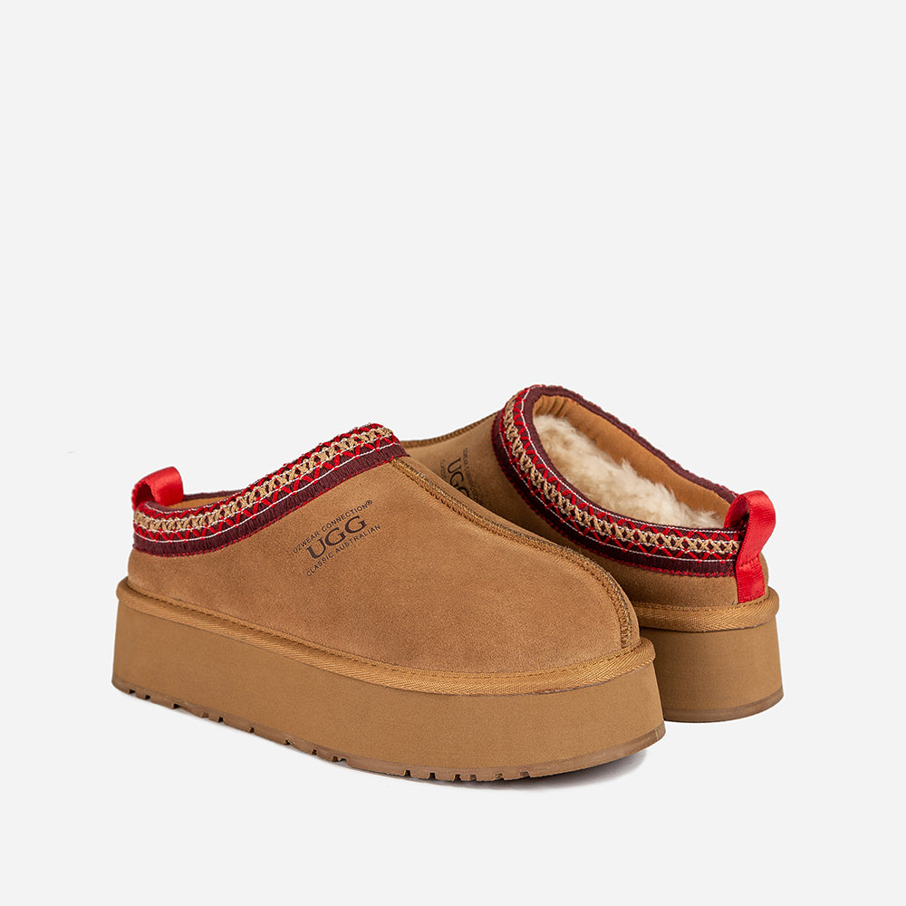 OZWEAR UGG Sydney Premium Platform Slipper (Water Resistant)